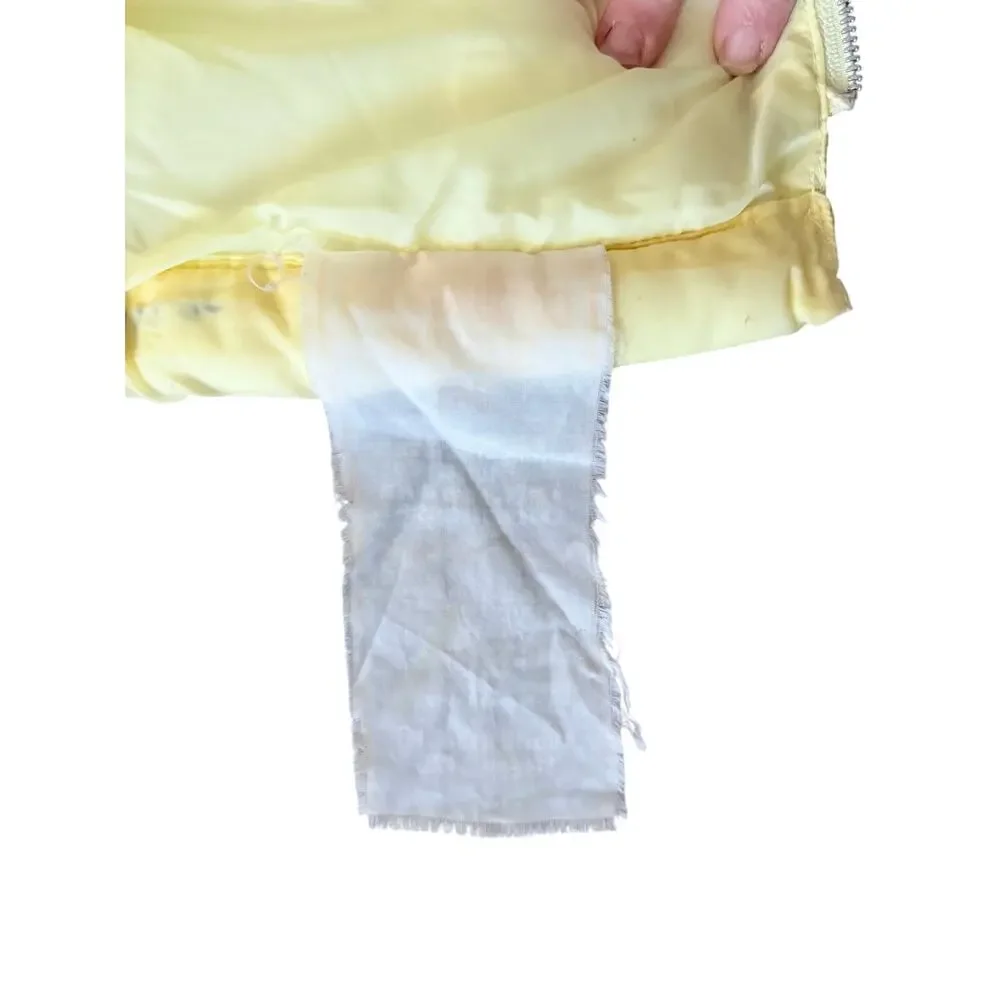 Vintage 1970s holly hobbie yellow child’s kid sleeping bag cottagecore upcycle